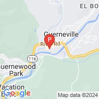 View Map of 16387 First Street,Guerneville,CA,95446